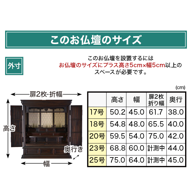 なごみ 本ケヤキ・紫檀・黒檀・シャム柿・ウォールナット 17～25号