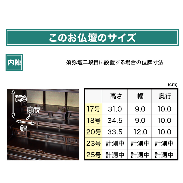 なごみ 本ケヤキ・紫檀・黒檀・シャム柿・ウォールナット 17～25号