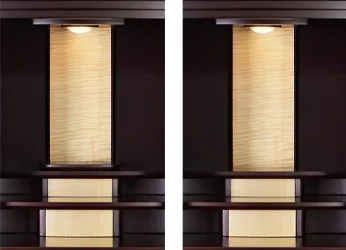 須弥壇と本尊台を付けた時