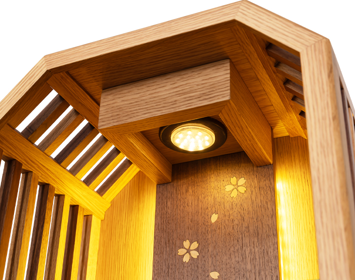 手元供養ステージ【みずほ オーク 13号】ミニ仏壇 小型 お仏壇