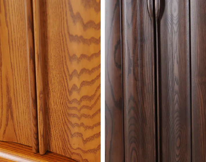 木目がはっきりとした自然な風合い