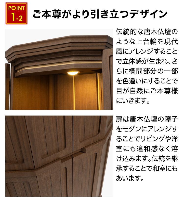 上台輪から続く立体的な形