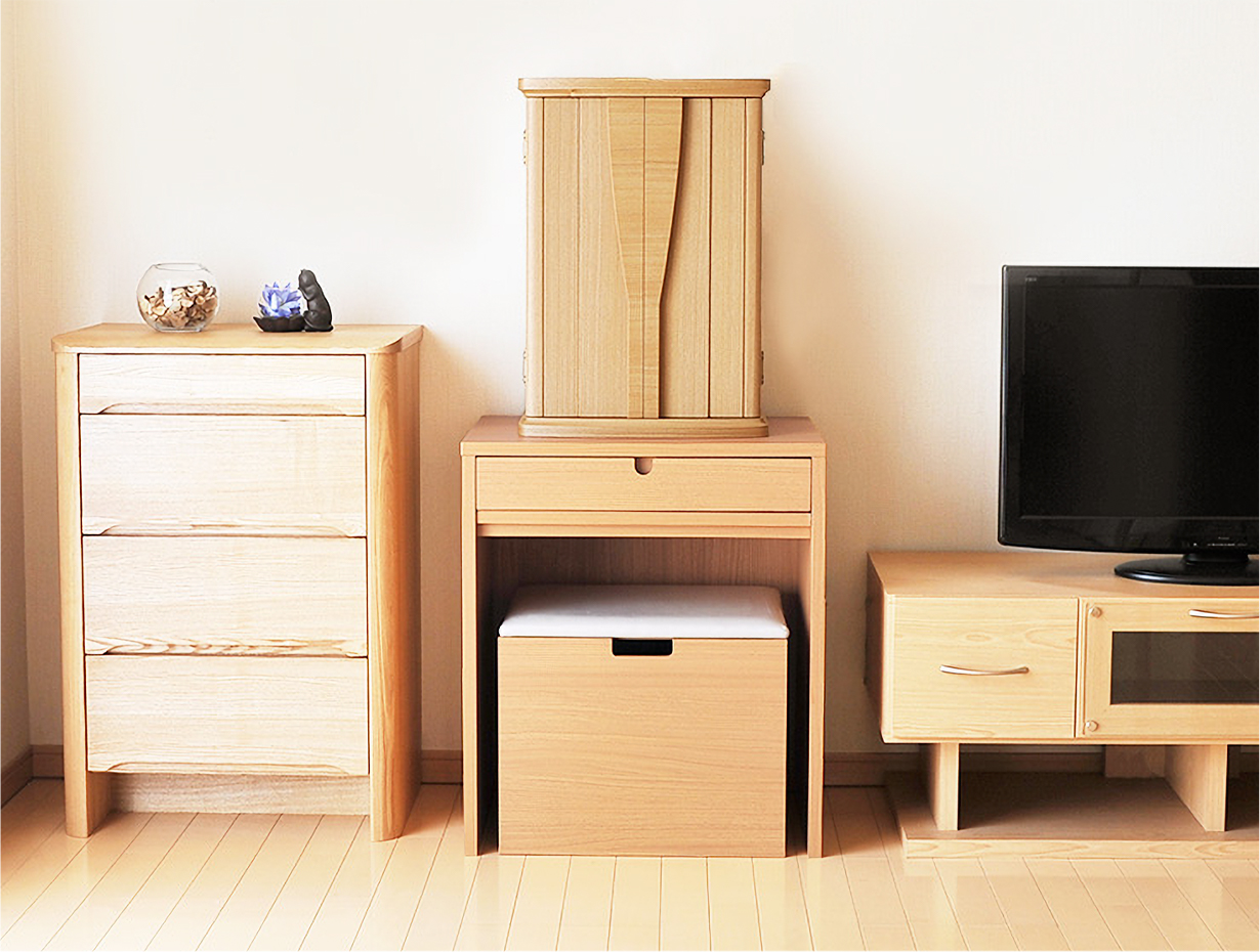 お仏壇、お部屋にも調和するデザイン<