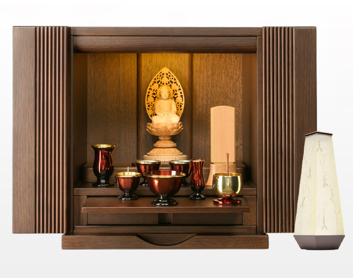 お盆 提灯【モダンあかり澪シリーズ オモダカ】単品 半対 1本 盆提灯
