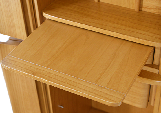 スライド式棚板