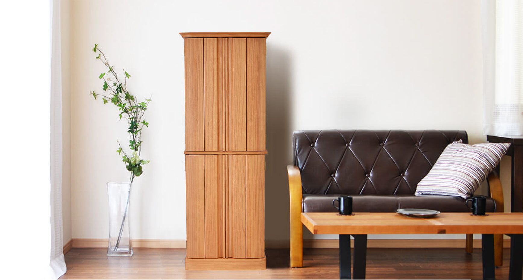 素材を活かしたシンプルデザイン