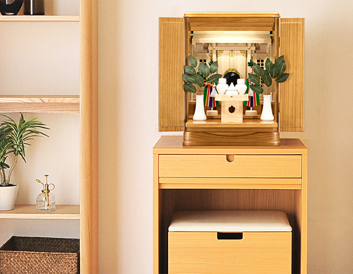 祖霊舎【瑞希(みずき) ナチュラル・ダーク 16号・18号】神徒壇 神徒壇