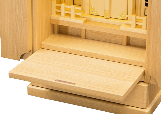 スライド式棚板