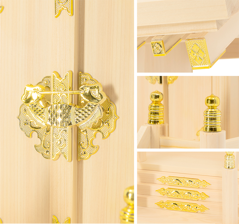 細部にこだわった装飾