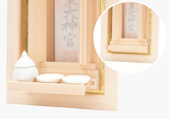 スライド式の神具板付き
