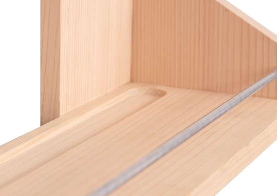 お神札がお祀りしやすい窪み