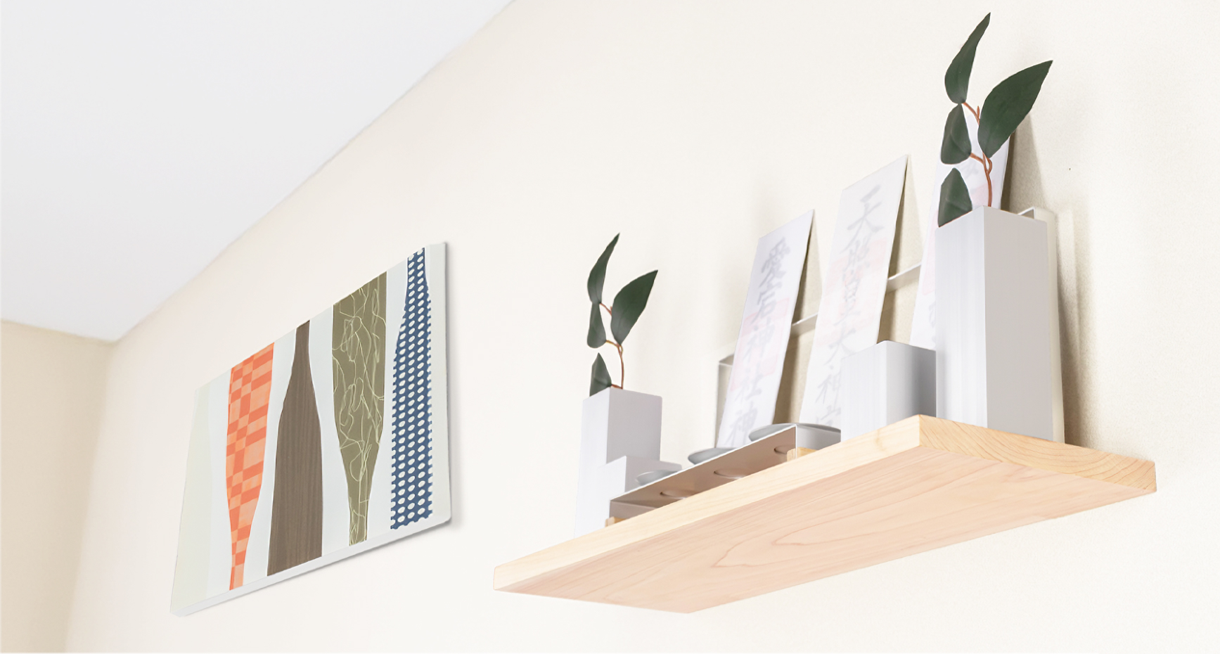 スラリとしたモダンな神棚